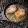 XL Big Green Egg | Eucalyptus Table | Solidtkenics skillet