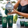 YETI x Big Green Egg Rambler Stackable Cup Green