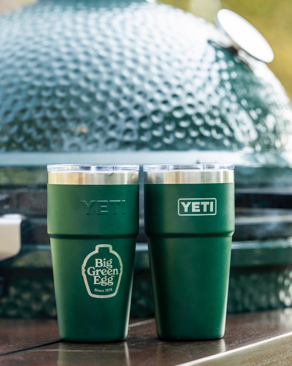 YETI x Big Green Egg Rambler Stackable Cup Green