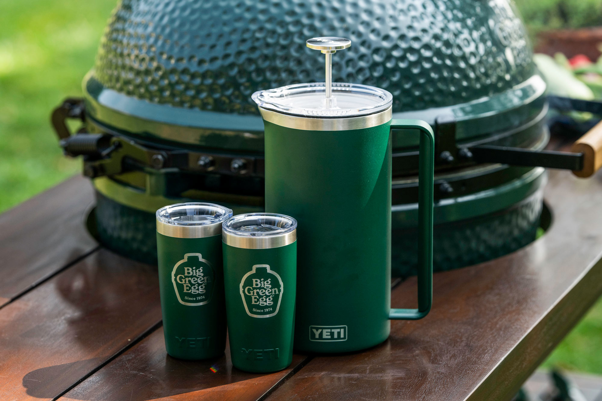 YETI x Big Green Egg Rambler Tumbler Green