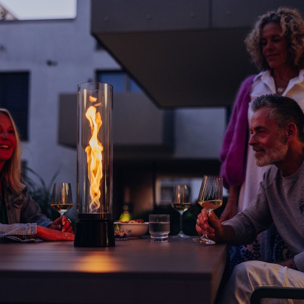 Hofat SPIN air 1200 black lifestyle | Outdoor Living | Big Green Egg