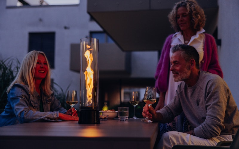 Hofat SPIN air 1200 black lifestyle | Outdoor Living | Big Green Egg