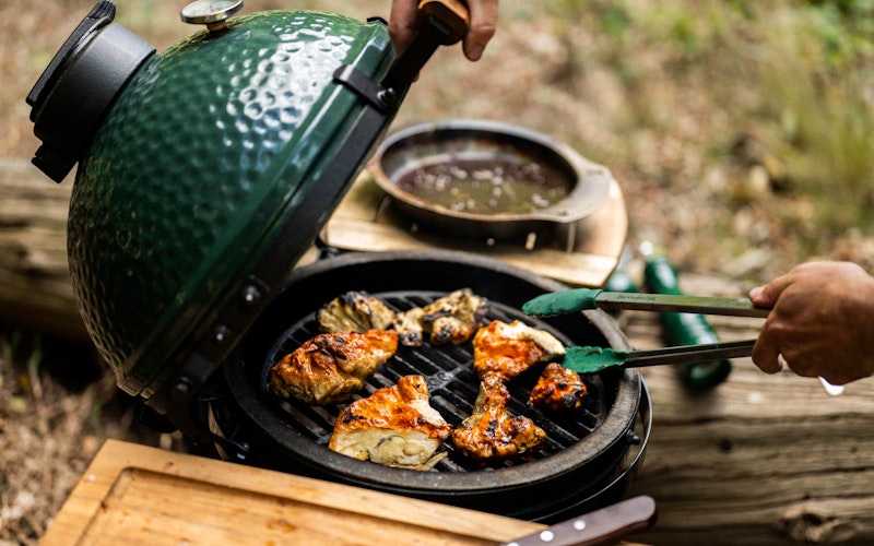 Venison with Damson, Blackberry and Herbs | Cowdray Estate | Tait Miller | Game recipes | Pan cooking | Big Green Egg