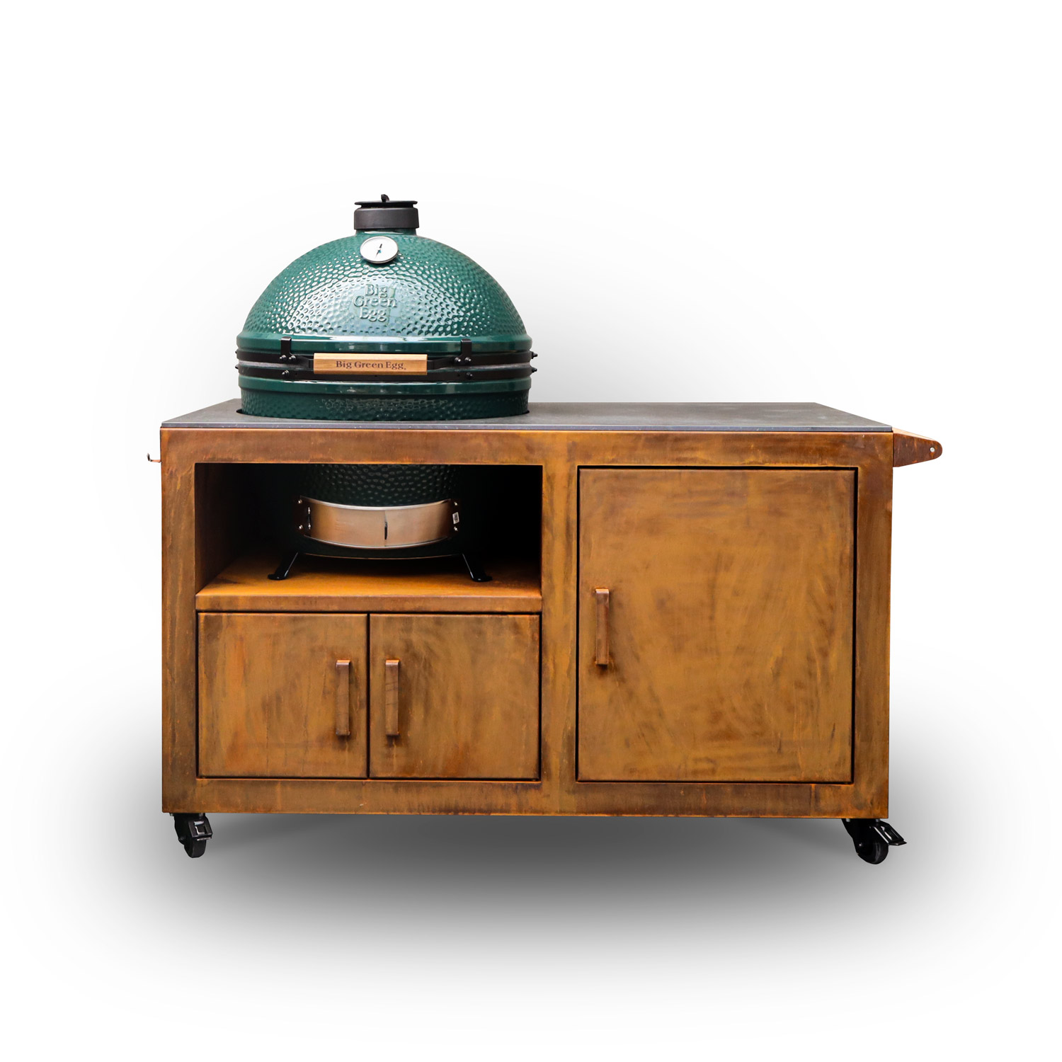 Corten Steel Kitchen for XL Big Green Egg