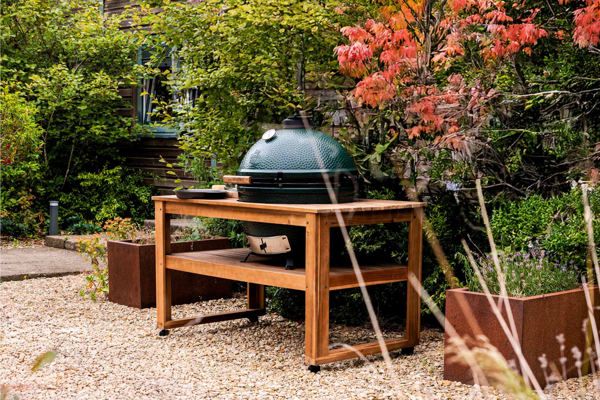 XL Big Green Egg | Eucalyptus Table