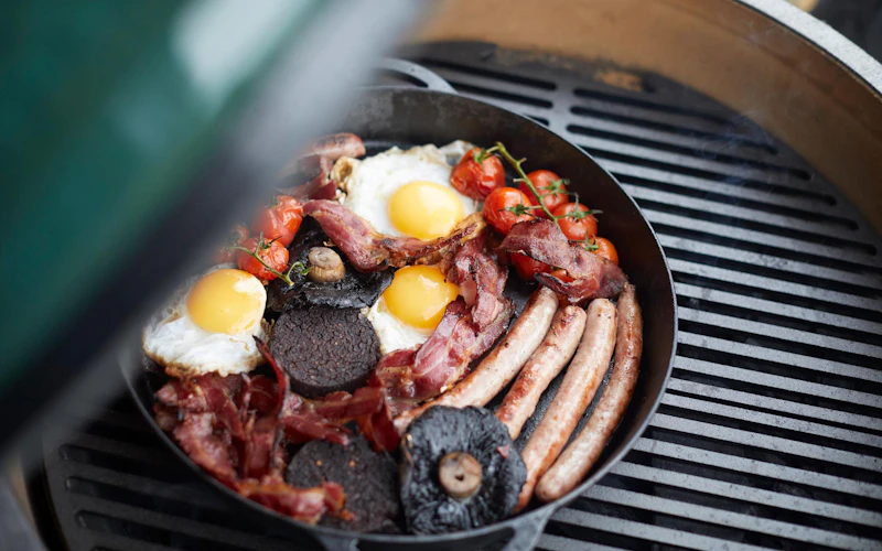 Skillet | Pan cooking | Big Green Egg