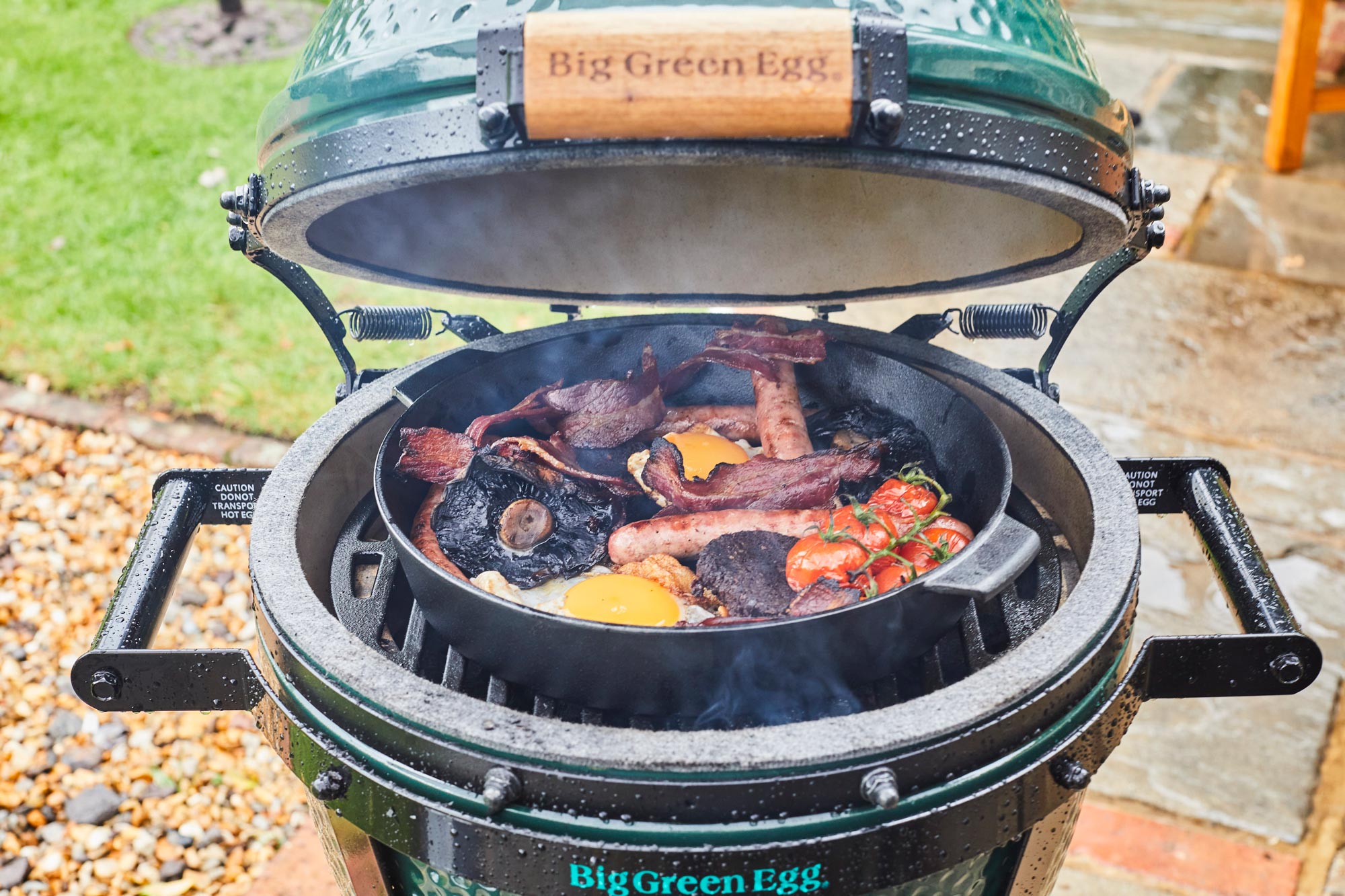 Skillet | Pan cooking | Big Green Egg