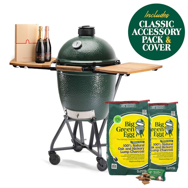 Large Big Green Egg | Free 2 bottles of English Sparkling Wine from Chapel Down & Free Vineyard experience | Charcoal Kamado Barbecue | Christmas