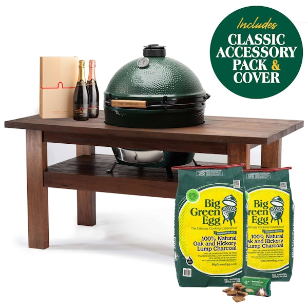 XL Big Green Egg | Free 2 bottles of English Sparkling Wine from Chapel Down & Free Vineyard experience | Charcoal Kamado Barbecue | Christmas