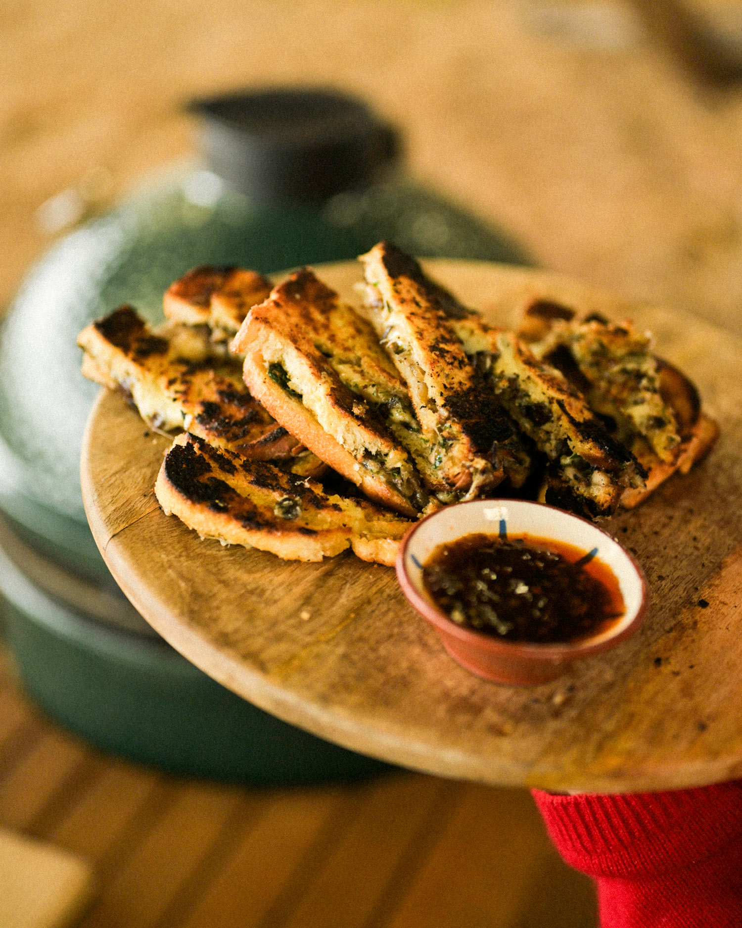 Cheesy Mushroom Truffle Fingers | Tart London and Christmas on the EGG | Grilling | Vegetarian recipes | Christmas | Big Green Egg