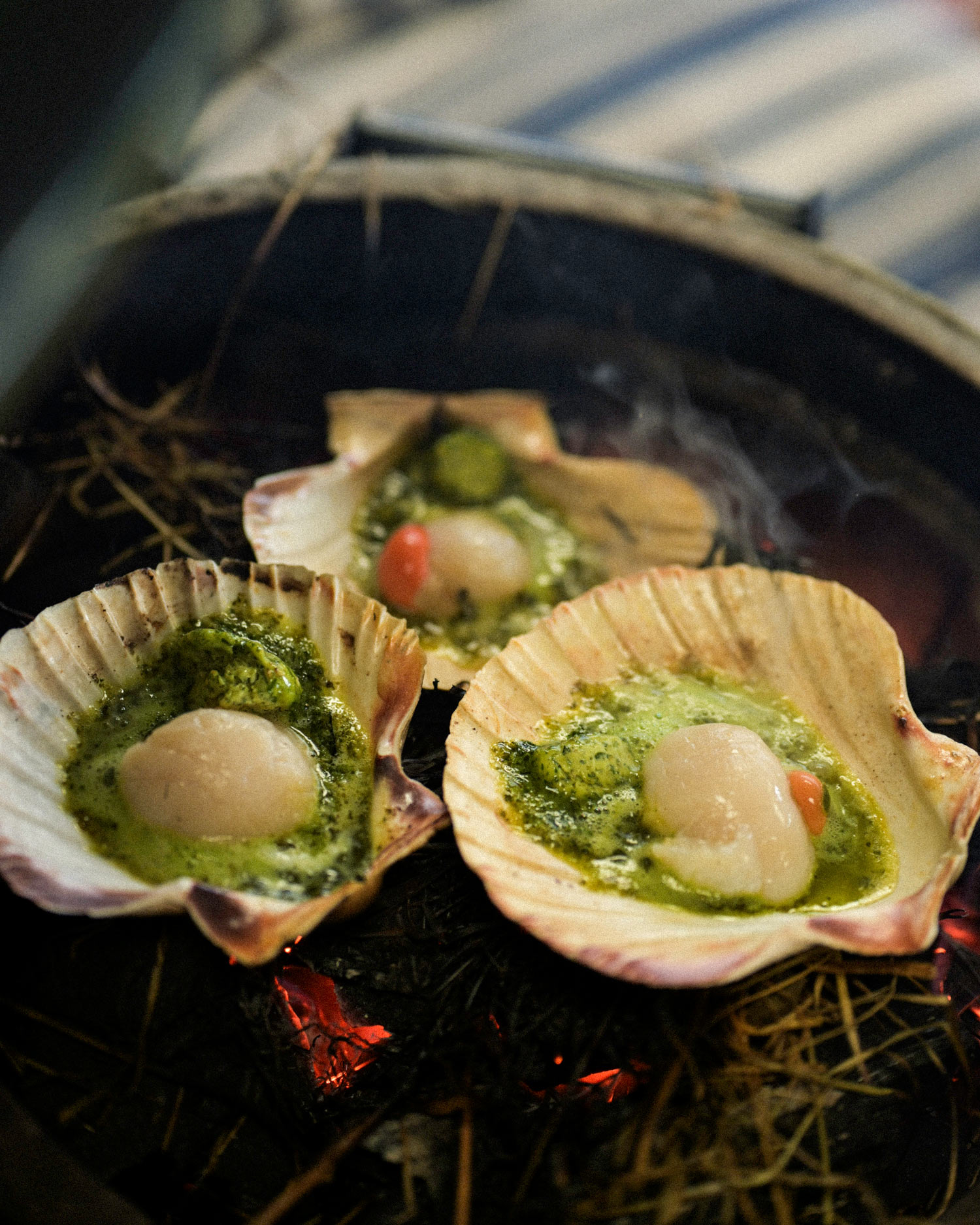 Scallops with Lime and Herb Butter  | Tart London and Christmas on the EGG | Dirty cooking | Seafood recipes | Christmas | Big Green Egg