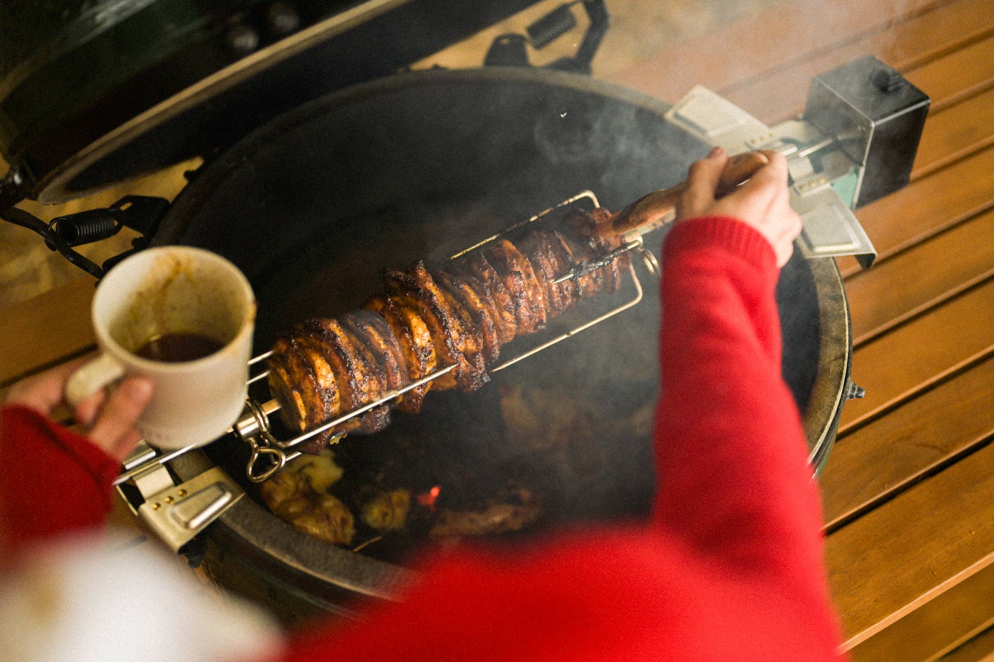 Rotisserie Celeriac Shawarma  | Tart London and Christmas on the EGG | Rotisserie cooking | Vegetarian recipes | Christmas | Big Green Egg