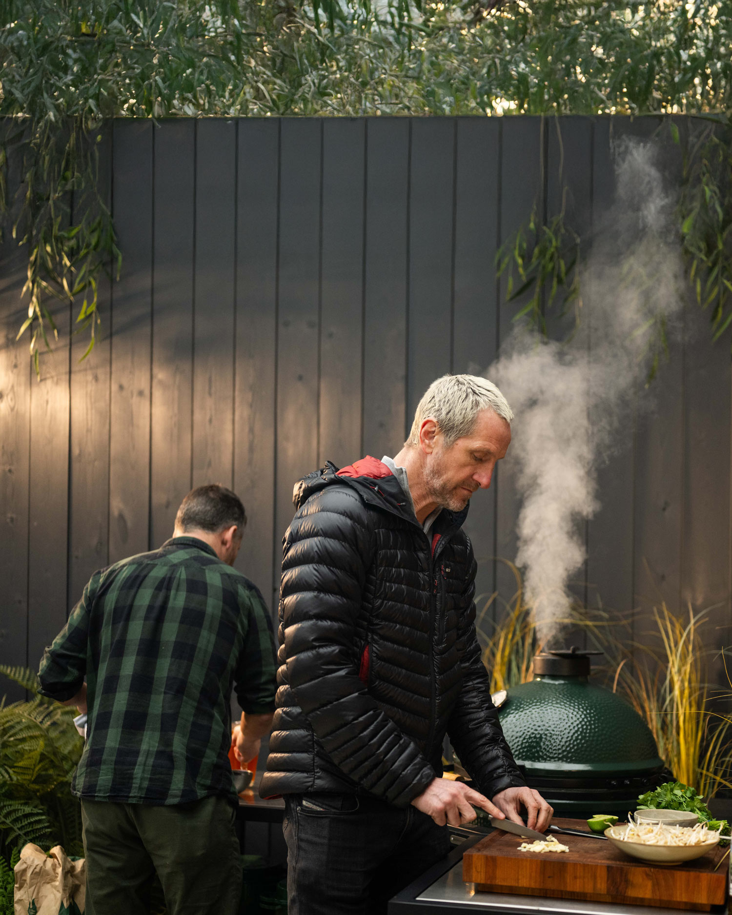 Corner Modular Kitchen | Big Green Egg