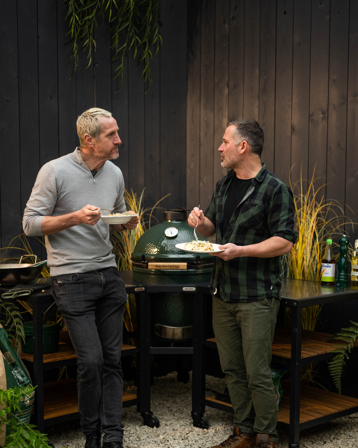 Corner Modular Kitchen | Big Green Egg