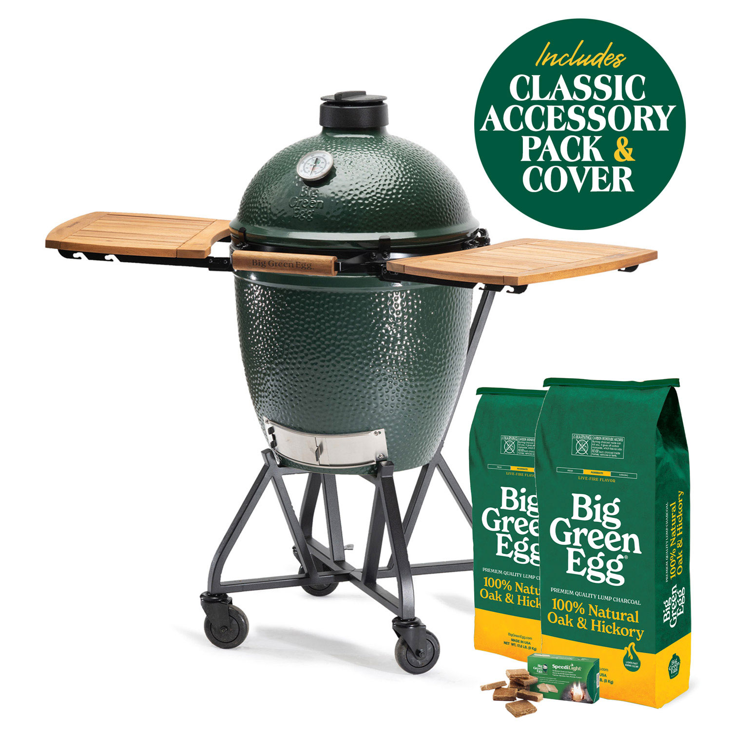 Large EGG IntEGGrated Nest Table Bundle | Table | Kamado Charcoal Barbecue | Since 1974