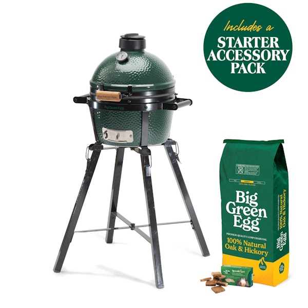 MiniMax Starter Bundle with Foldable Stand | Portable Charcoal Kamado Barbecue | Christmas