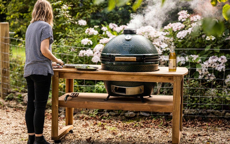 XL Big Green Egg Eucalyptus Table