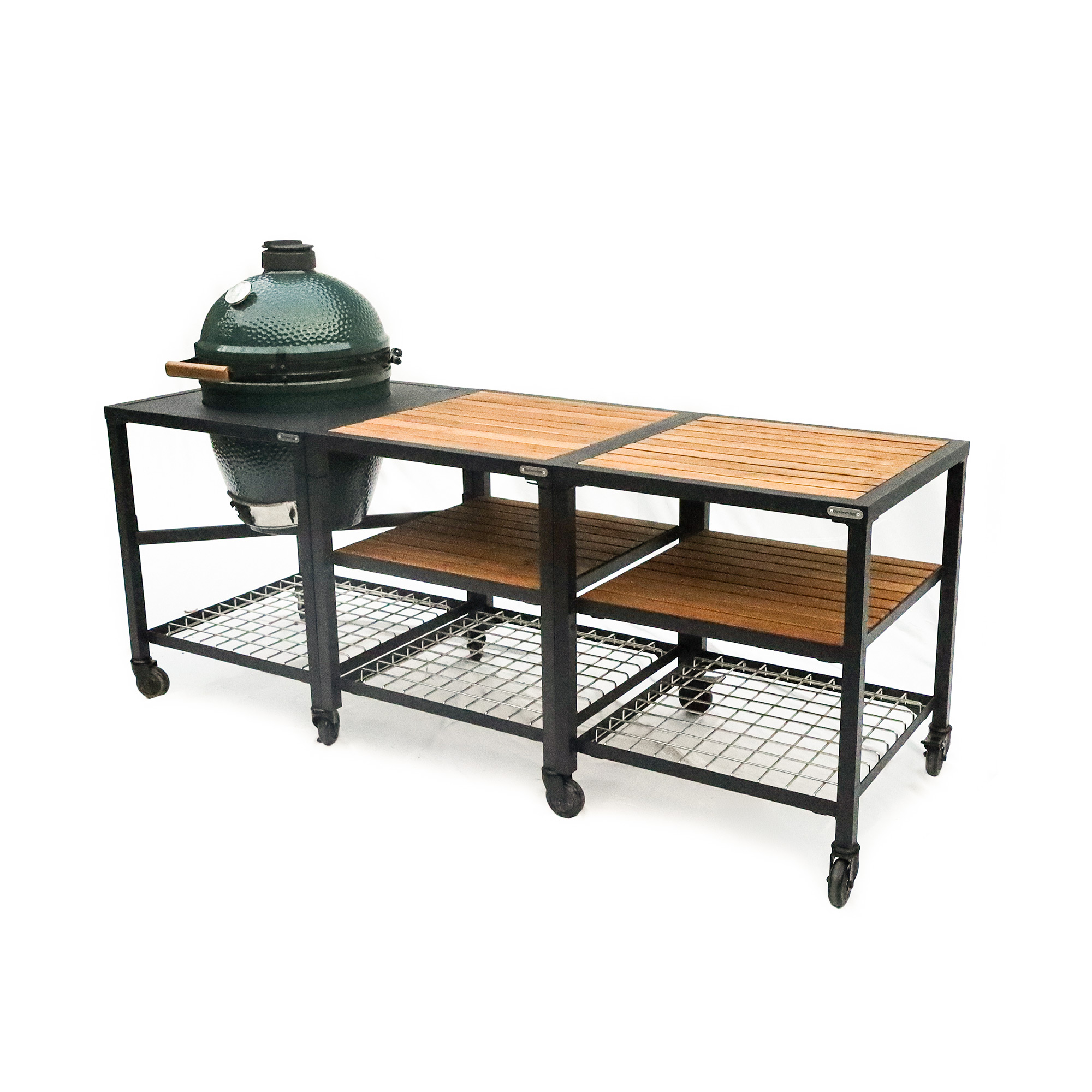 Inline Kitchen with Acacia Expansion Frame for Large