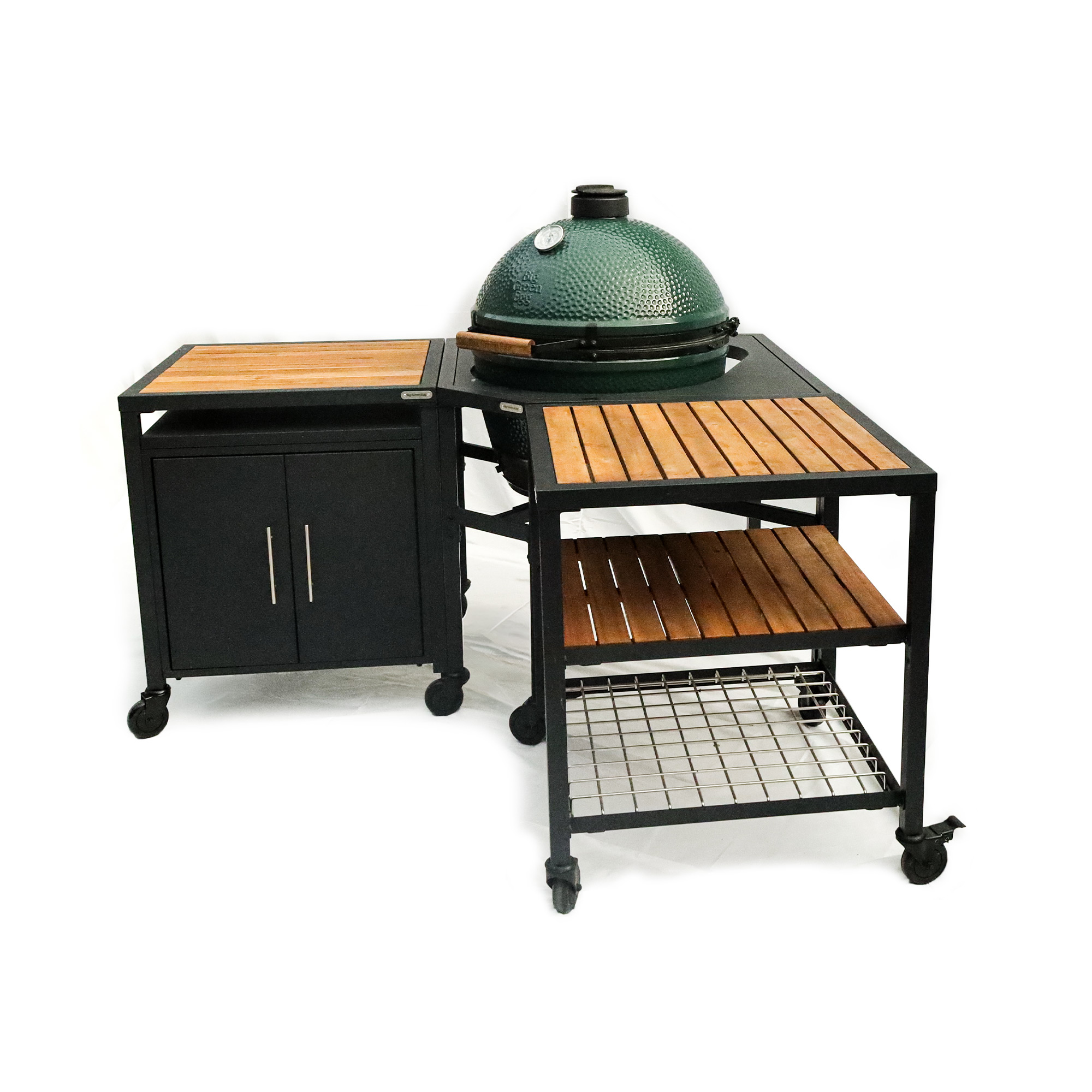 Corner Kitchen with Acacia Expansion Cabinet for XL