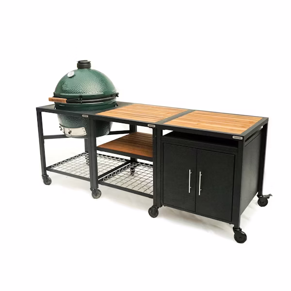 Inline Kitchen with Acacia Expansion Cabinet for XL