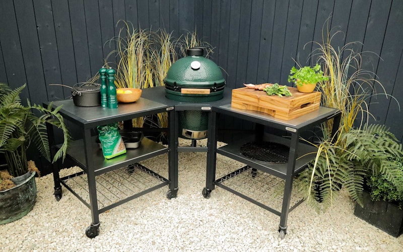 Corner Modular Nest | Ceramic Charcoal BBQs | Big Green Egg