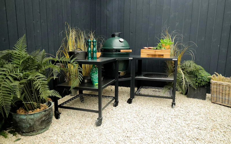 Corner Modular Nest | Ceramic Charcoal BBQs | Big Green Egg