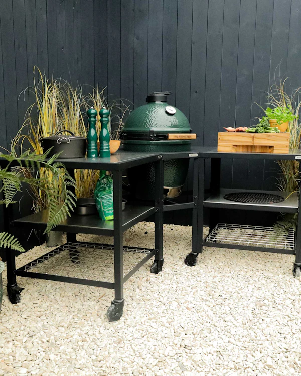 Corner Modular Nest | Ceramic Charcoal BBQs | Big Green Egg
