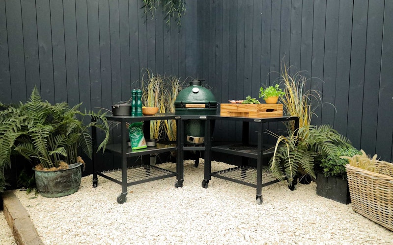 Corner Modular Nest | Ceramic Charcoal BBQs | Big Green Egg