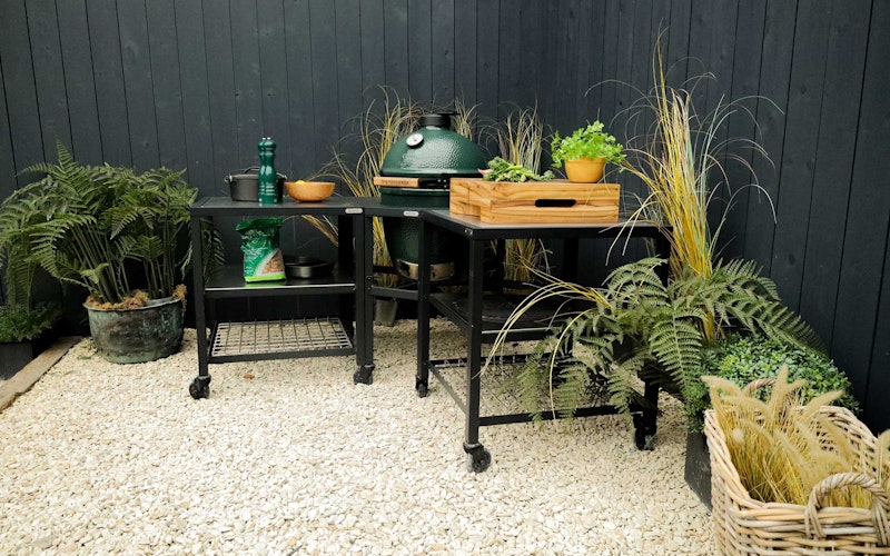 Corner Modular Nest | Ceramic Charcoal BBQs | Big Green Egg