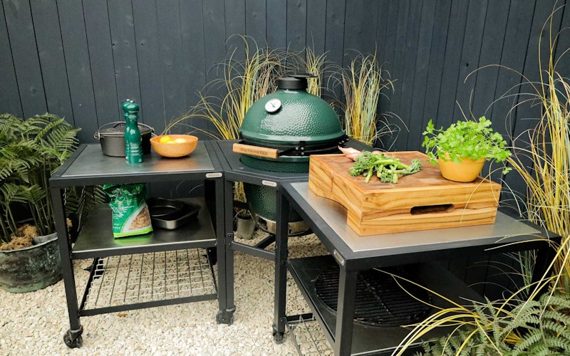 Corner Modular Nest | Ceramic Charcoal BBQs | Big Green Egg