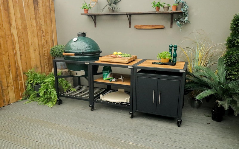 Inline Modular Nest Kitchen | Ceramic Charcoal BBQs | Big Green Egg