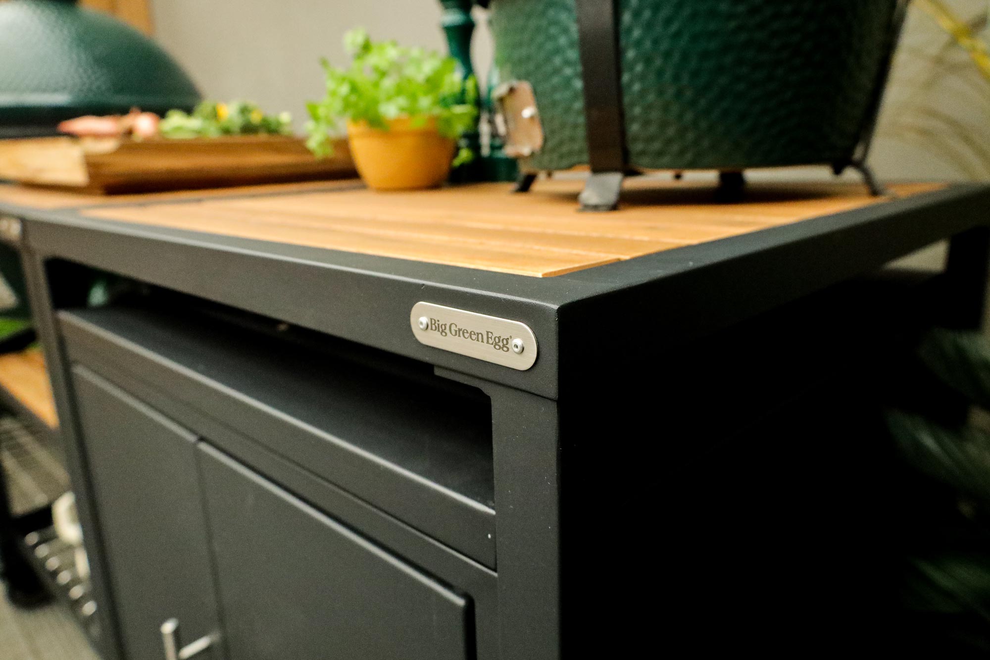 Inline Modular Nest Kitchen | Ceramic Charcoal BBQs | Big Green Egg