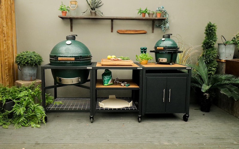 Inline Modular Nest Kitchen | Ceramic Charcoal BBQs | Big Green Egg
