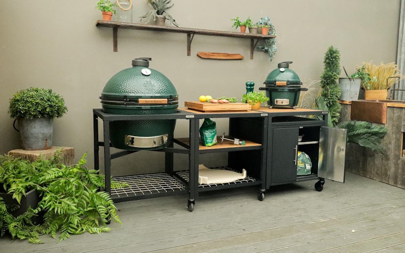 Inline Modular Nest Kitchen | Ceramic Charcoal BBQs | Big Green Egg