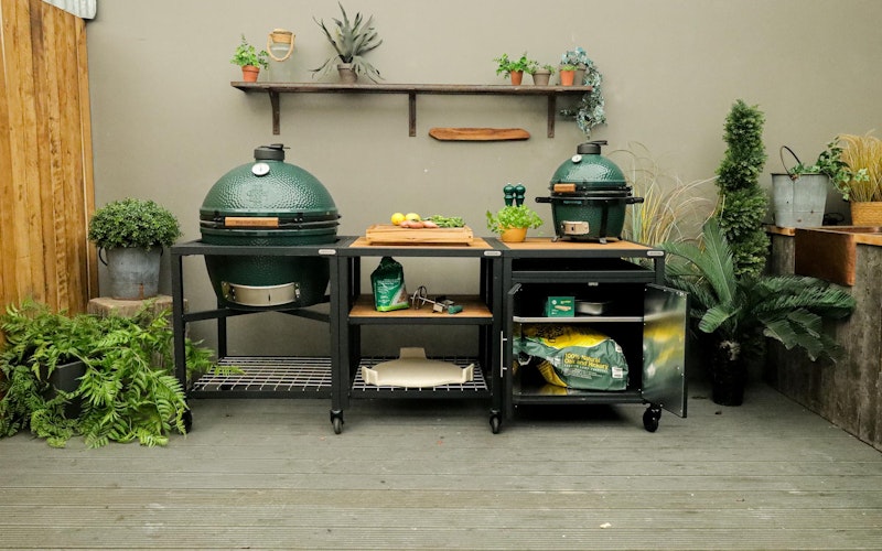 Inline Modular Nest Kitchen | Ceramic Charcoal BBQs | Big Green Egg