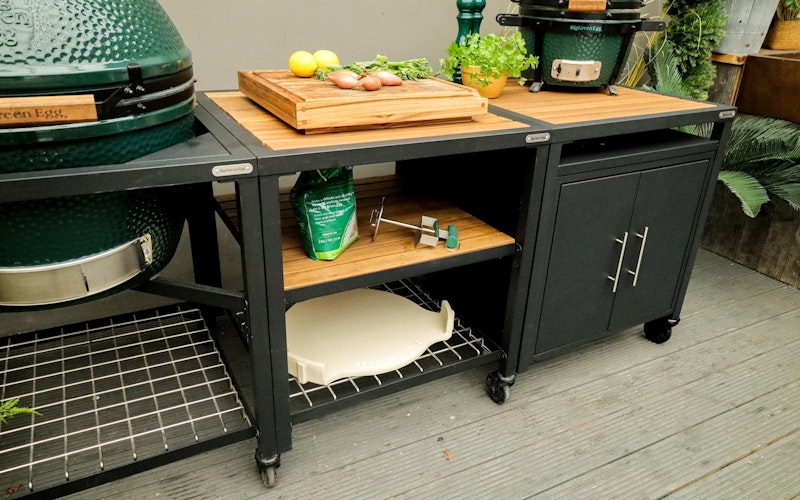 Inline Modular Nest Kitchen | Ceramic Charcoal BBQs | Big Green Egg