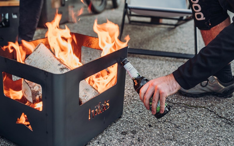 Höfats Beer Box Fire Basket | Heating and Living | Big Green Egg