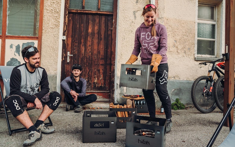 Höfats Beer Box Fire Basket | Heating and Living | Big Green Egg