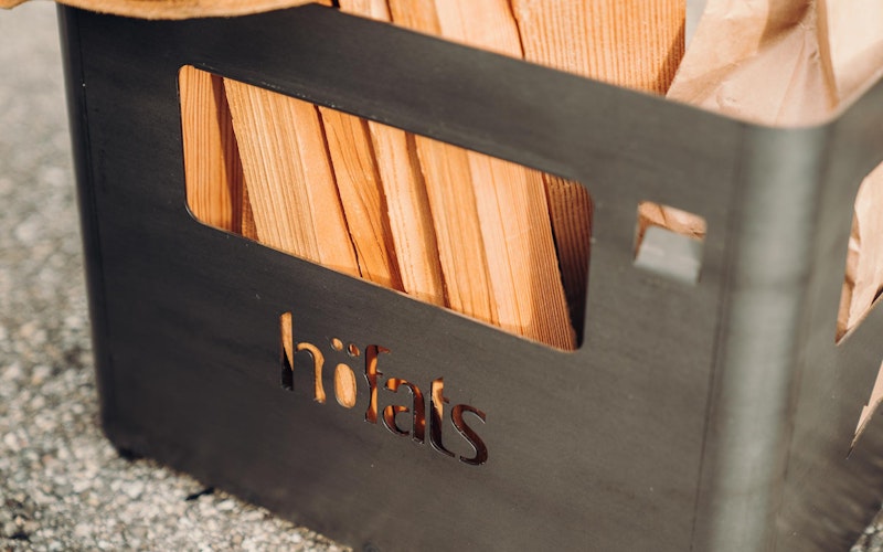 Höfats Beer Box Fire Basket | Heating and Living | Big Green Egg