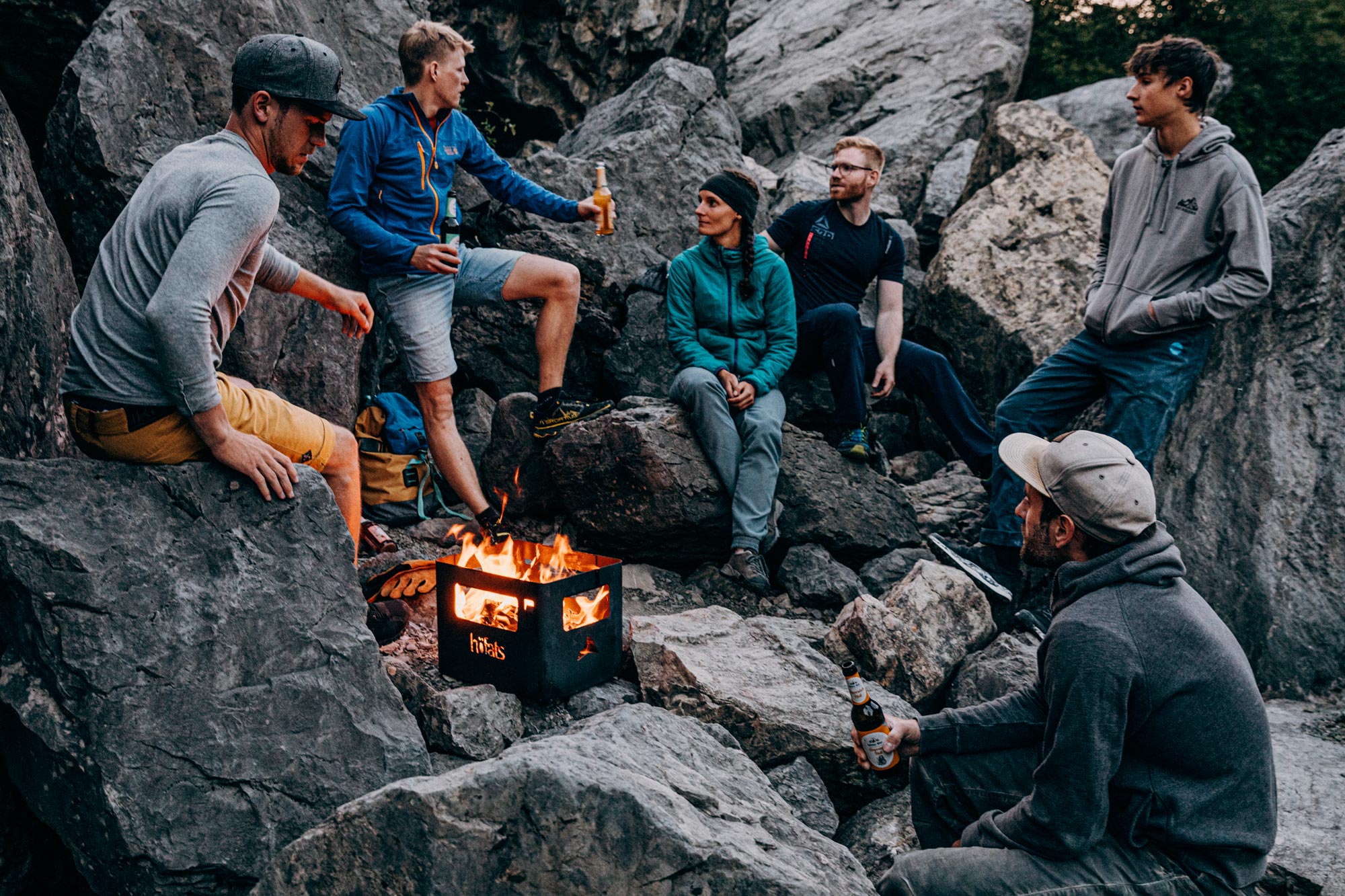 Höfats Beer Box Fire Basket | Heating and Living | Big Green Egg