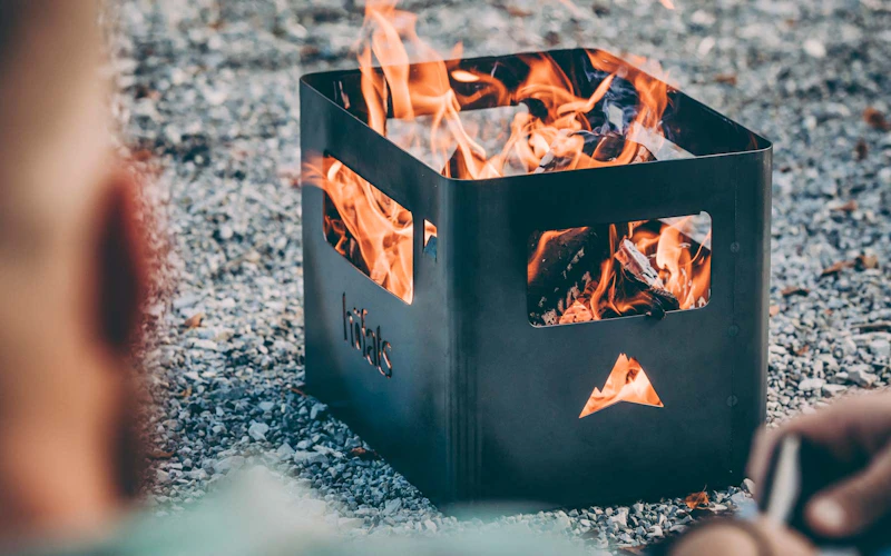 Höfats Beer Box Fire Basket | Heating and Living | Big Green Egg