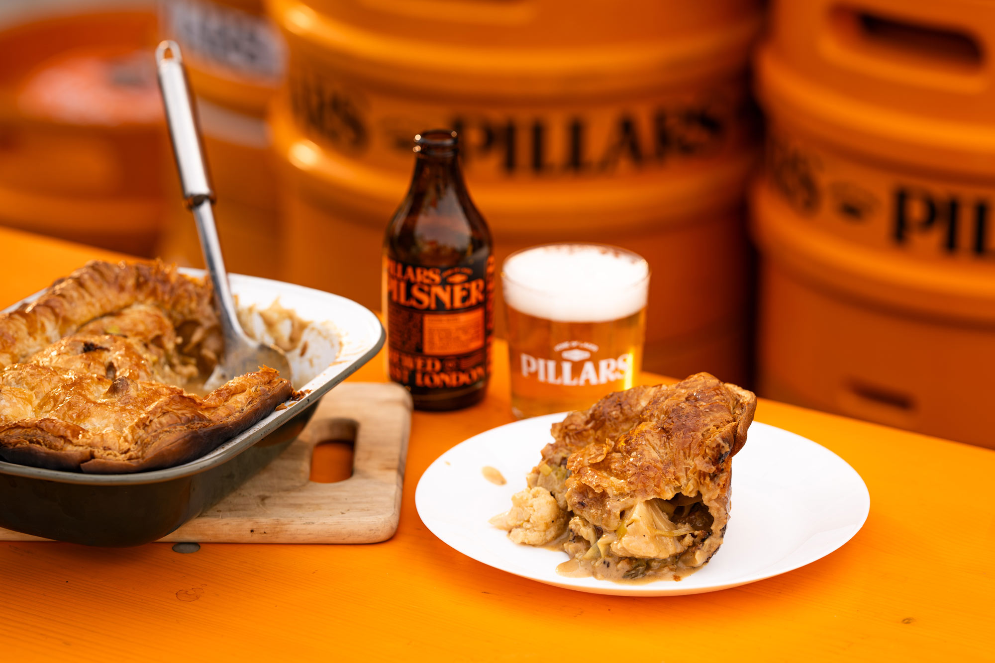 Falcon Enamelware X Big Green Egg Oven To Table Pie Dish X Willy's Pies