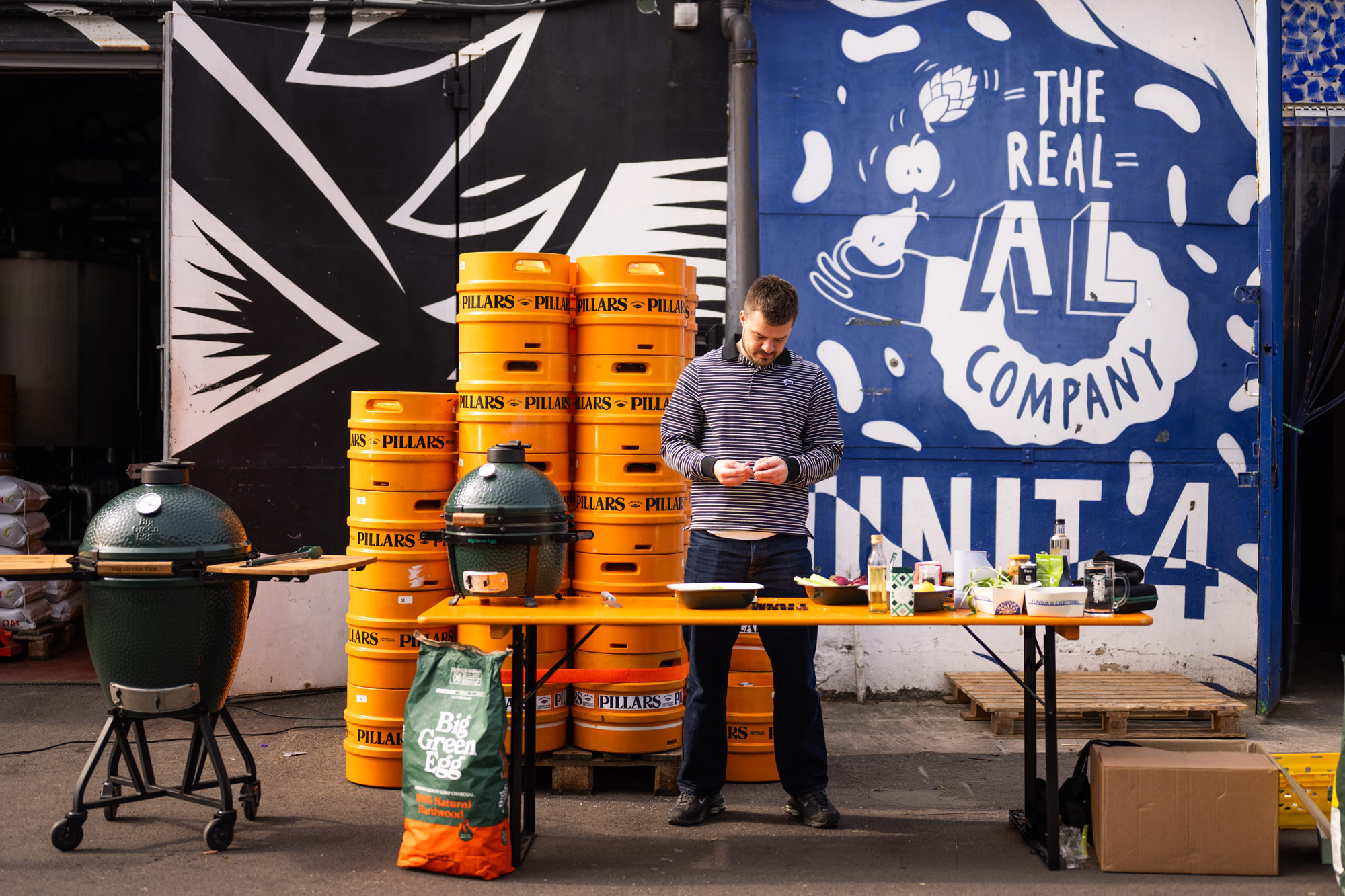Falcon Enamelware X Big Green Egg Oven To Table Pie Dish X Willy's Pies