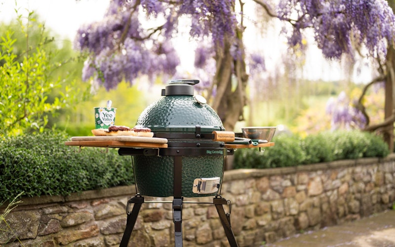 Cooking brunch on the MiniMax Big Green Egg with Gardener's World Adam Frost and Yeo Valley