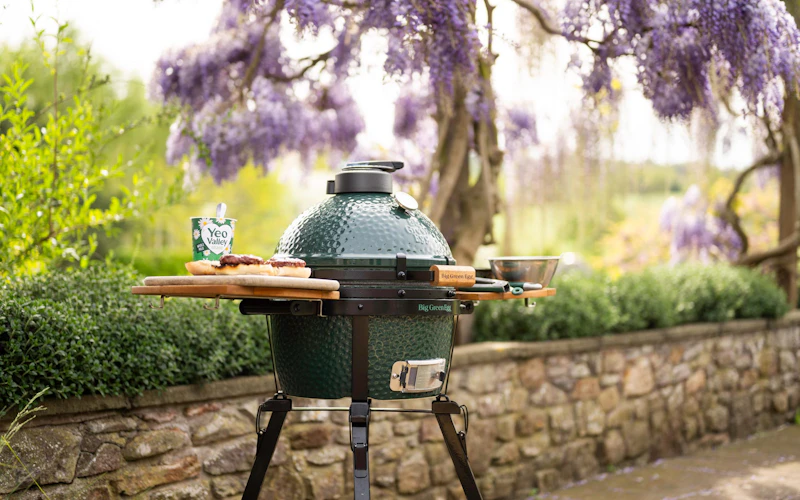 Cooking brunch on the MiniMax Big Green Egg with Gardener's World Adam Frost and Yeo Valley