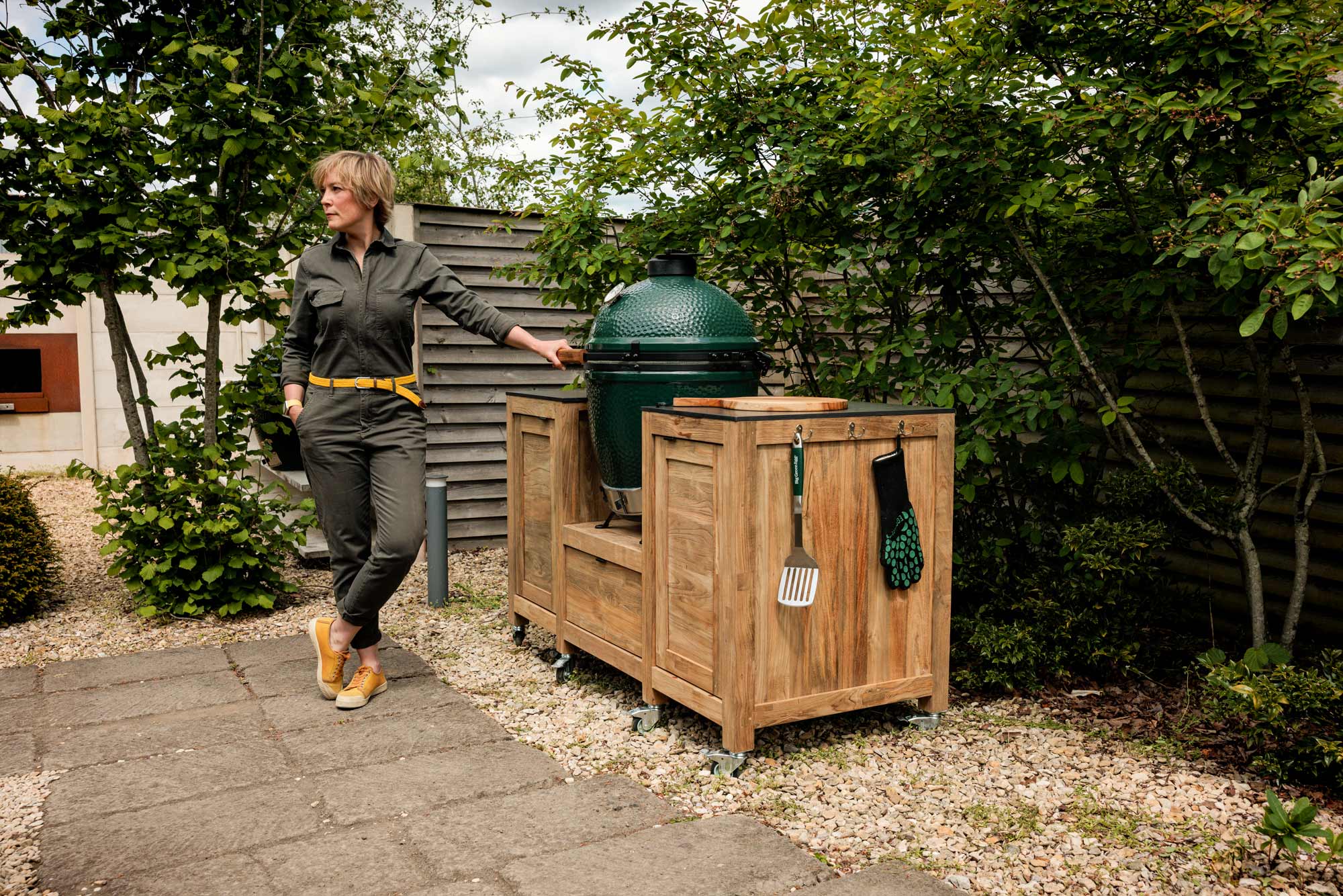 Teak Kitchen Island | Bases | Big Green Egg