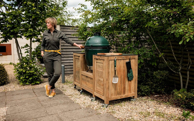 Teak Kitchen Island | Bases | Big Green Egg