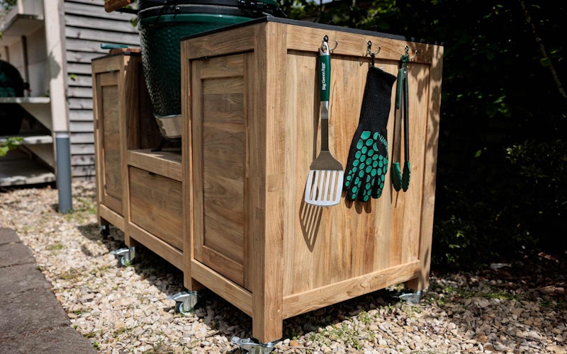Teak Kitchen Island | Bases | Big Green Egg