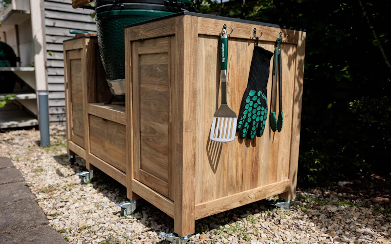 Teak Kitchen Island | Bases | Big Green Egg