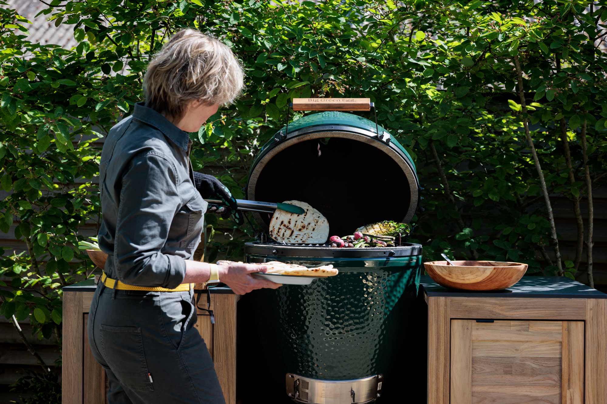 Teak Kitchen Island | Bases | Big Green Egg